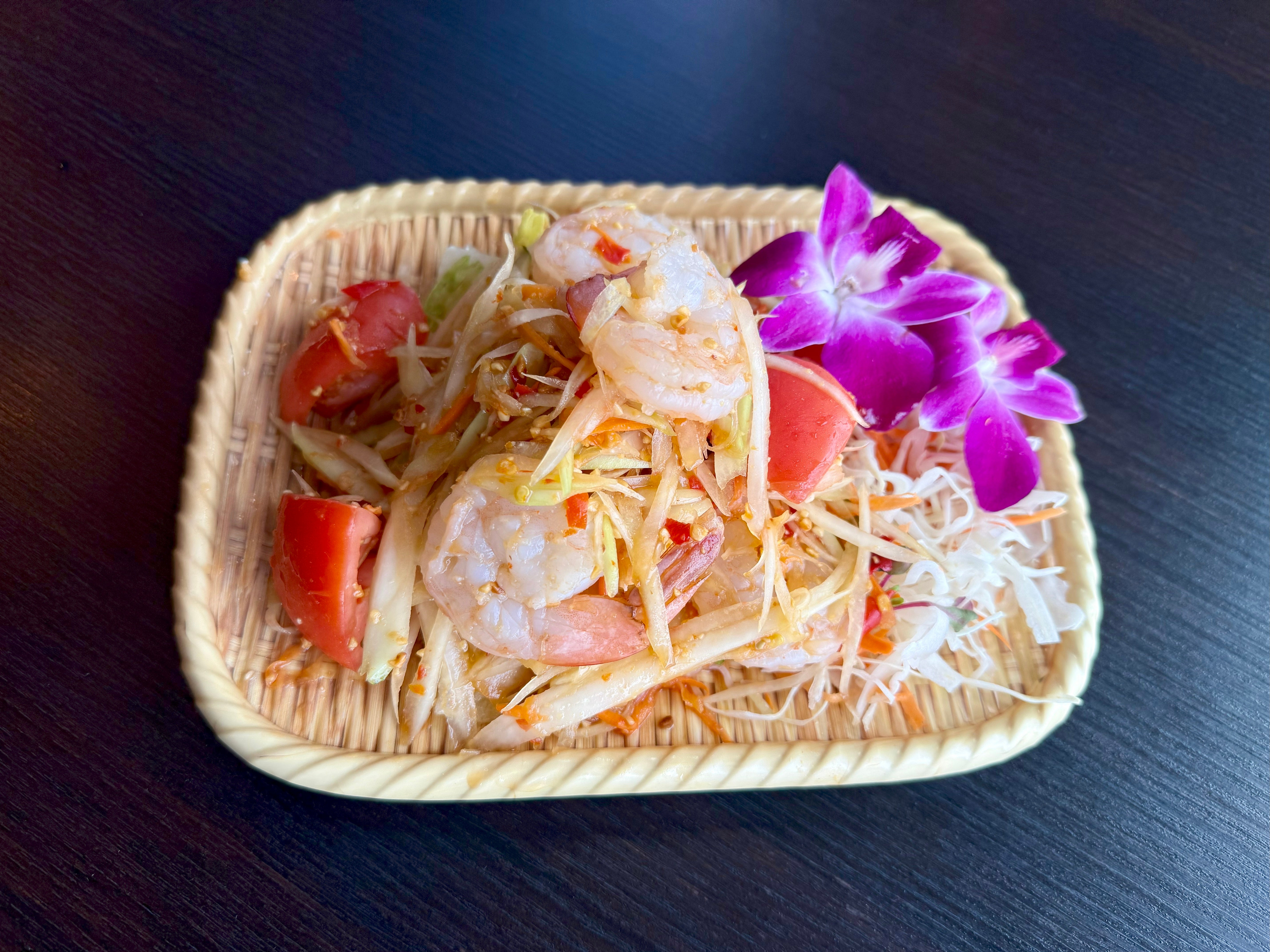 023. Shrimps Papaya Salad
