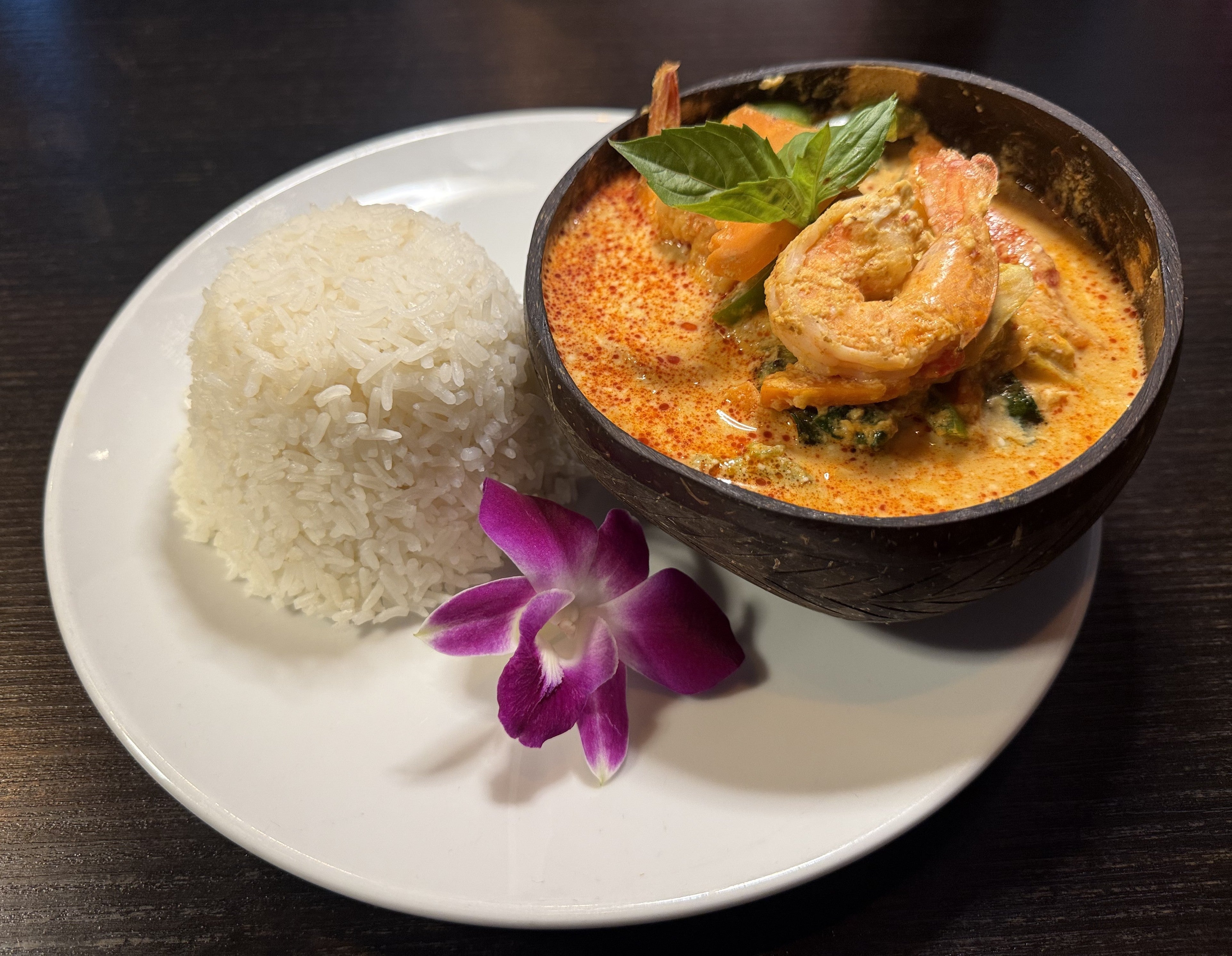 054. Seafood In Fresh Coconut