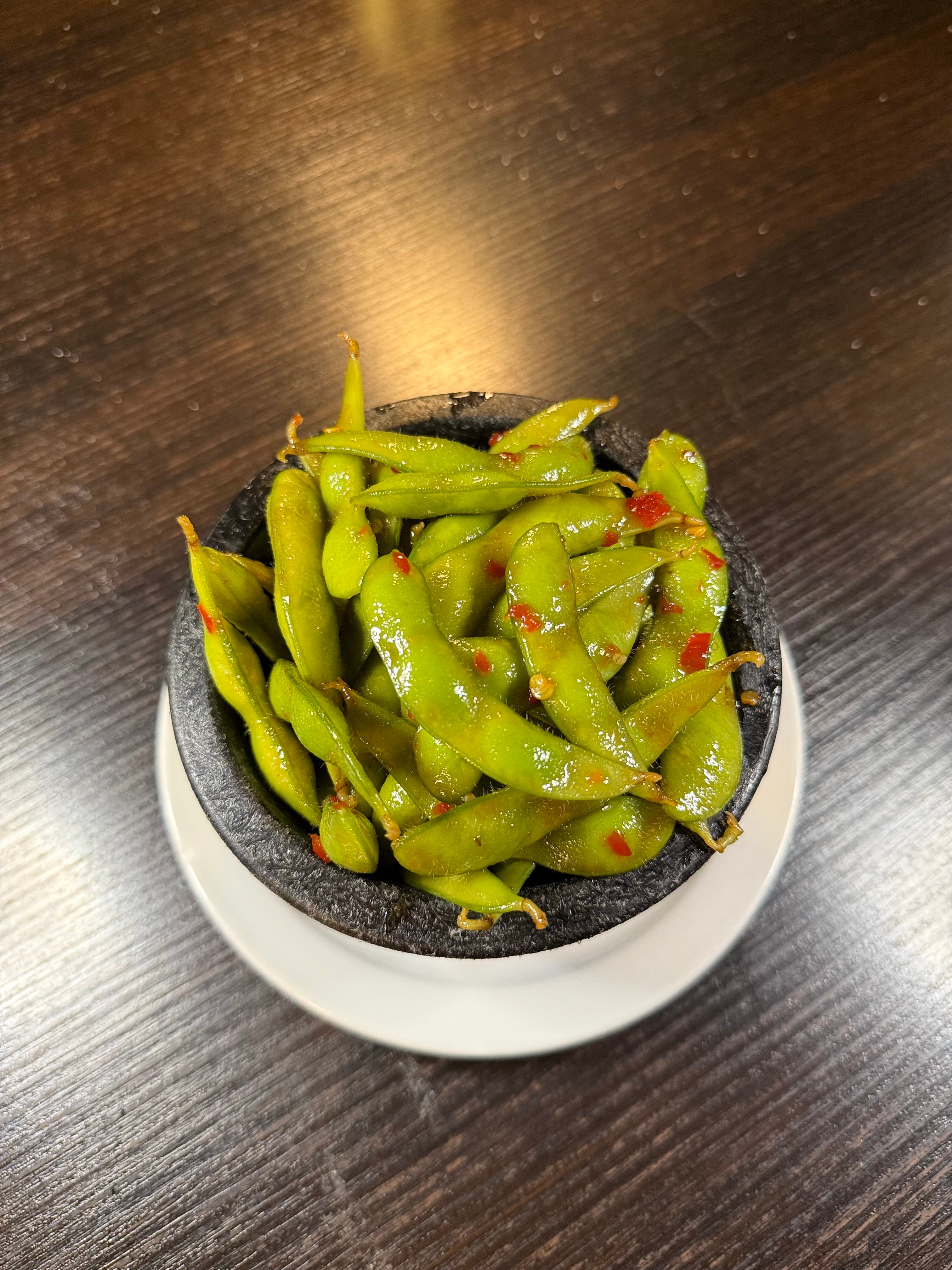 017. Spicy Edamame